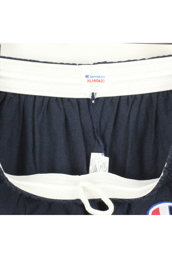 ONE POINT LOGO SWEAT SHORTS / NAVY [SIZE: XL USED]