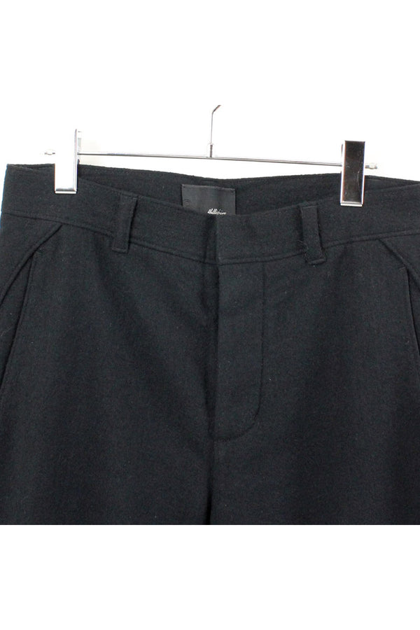 WOOL EASY PANTS / BLACK [SIZE:28 USED]