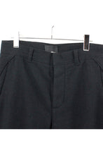 画像をギャラリービューアに読み込む, WOOL EASY PANTS / BLACK [SIZE:28 USED]
