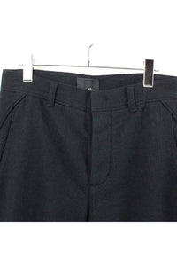 WOOL EASY PANTS / BLACK [SIZE:28 USED]