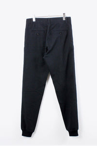 WOOL EASY PANTS / BLACK [SIZE:28 USED]