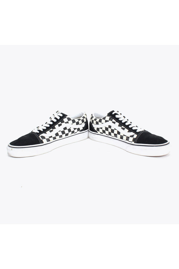 OLD SKOOL CHECKER FLAG USA企画品 / BLACK WHITE [SIZE: US8(26cm) USED]
