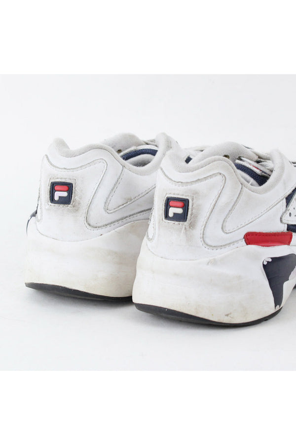 RUNNING SNEAKERS / WHITE NAVY [SIZE: US8(26cm) USED]