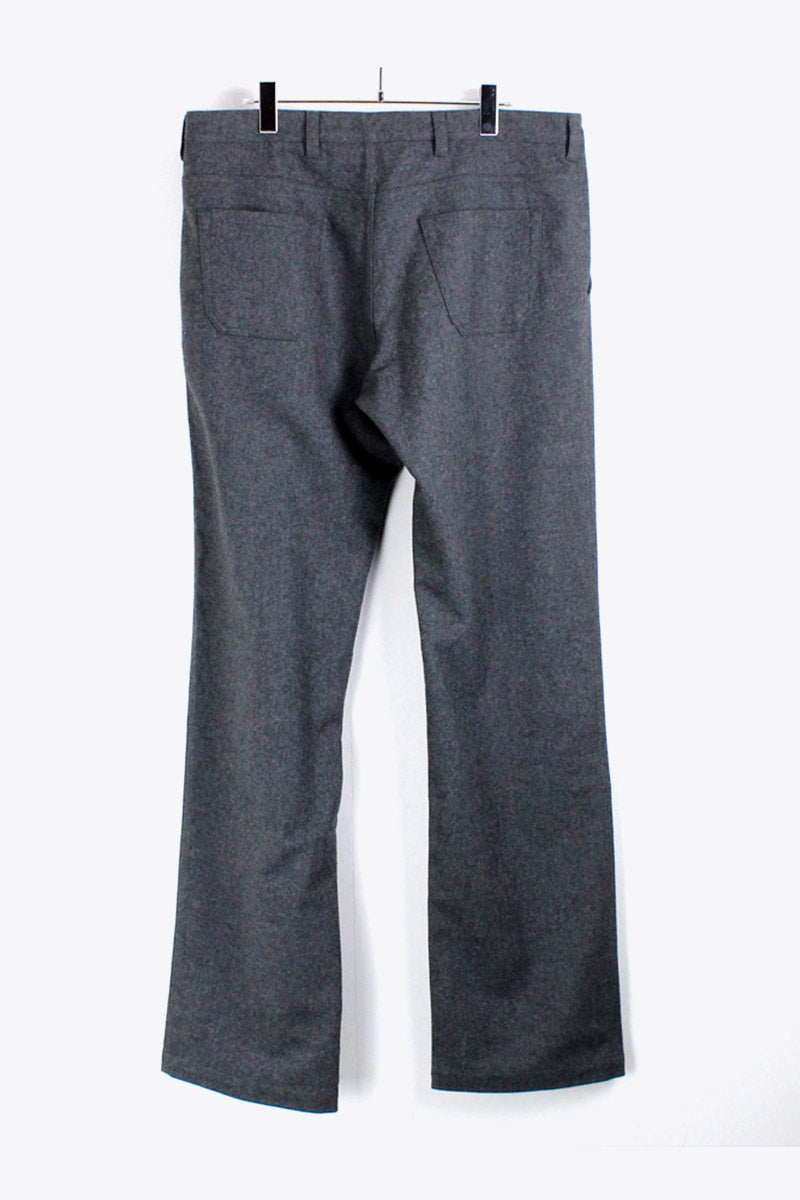 MADE IN ITALY WOOL SLACKS PANTS / GREY [SIZE:52 USED]