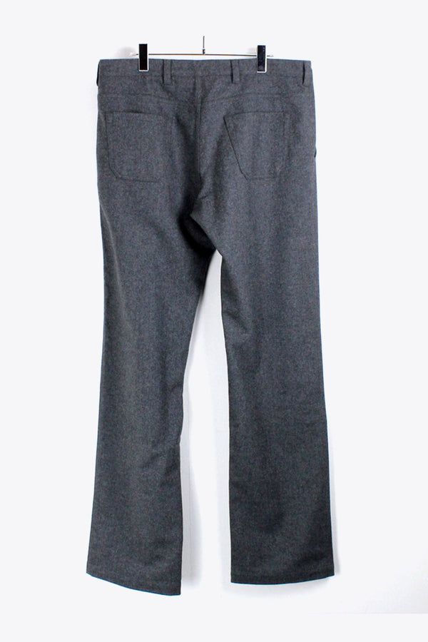 MADE IN ITALY WOOL SLACKS PANTS / GREY [SIZE:52 USED]