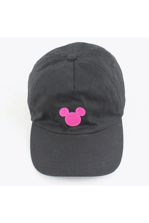 MICKEY LOGO CAP / BLACK [SIZE: O/S USED]