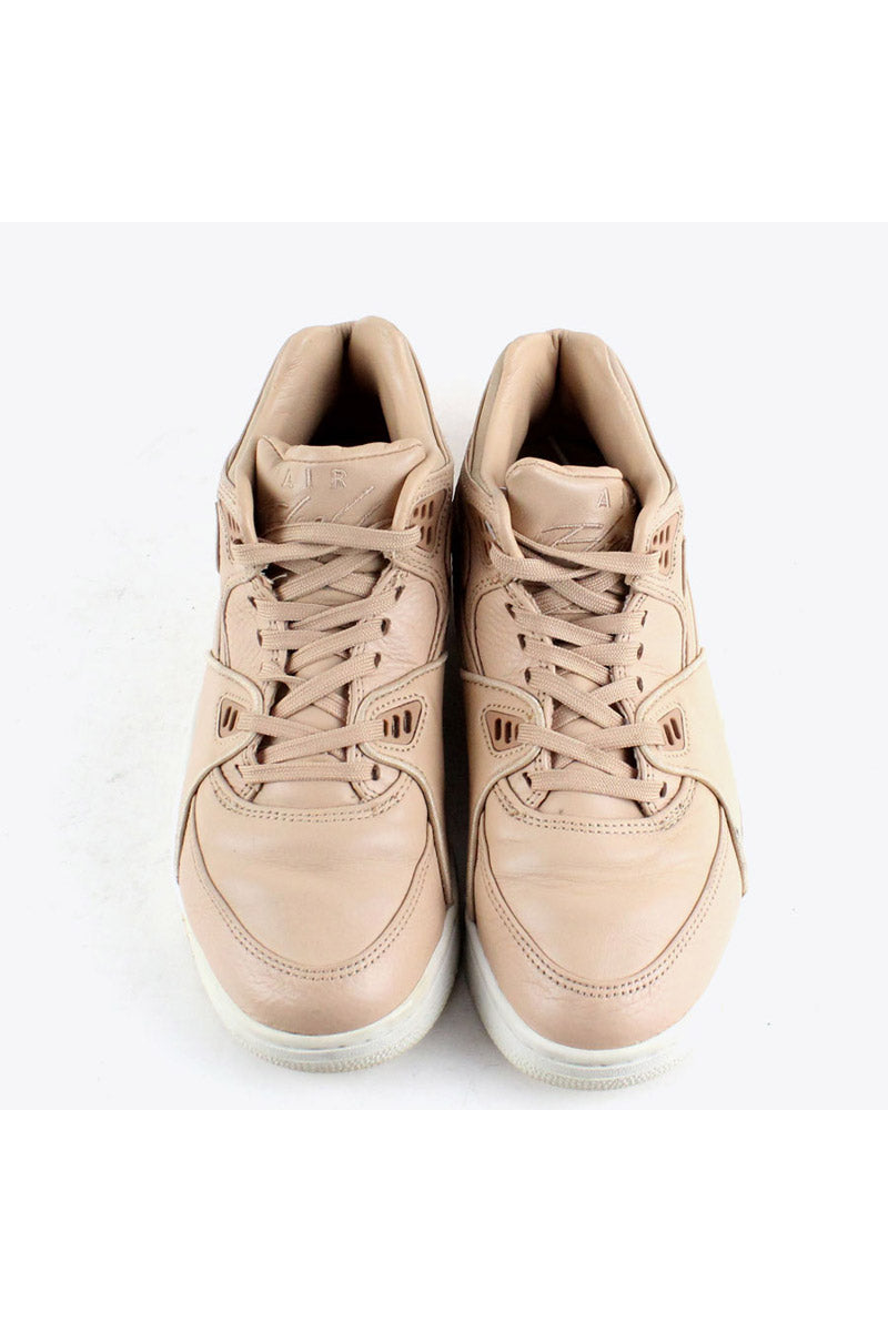 AIR FLIGHT 89 LEATHER SNEAKERS / TAN [사이즈: US8(26cm) USED]