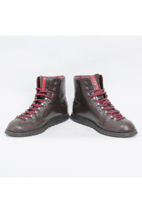 MADE IN ITALY LEATHER HIKING BOOTS / BROWN [SIZE: 39(24.5cm相当) USED]