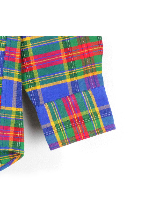 90'S CHECK SHIRT / MULTI [SIZE: S DEADSTOCK/NOS]