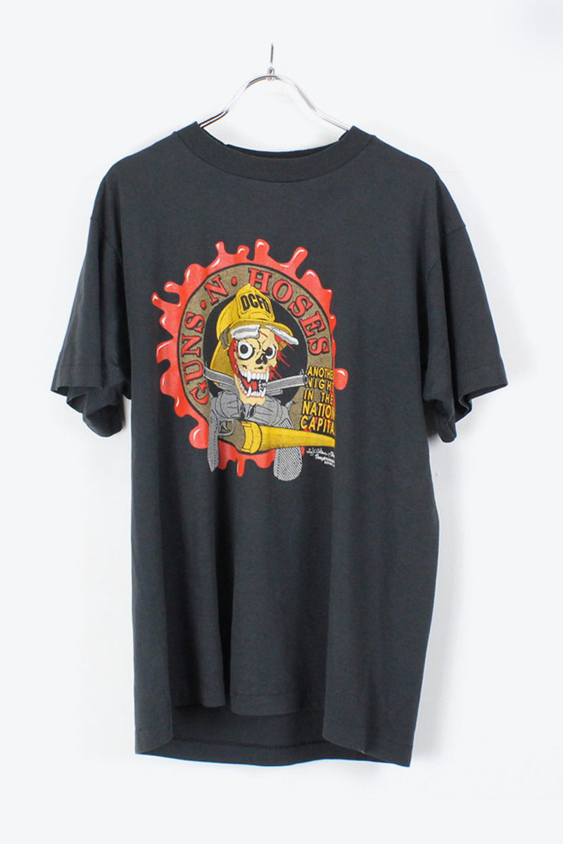 MADE IN USA 90'S S/S GUNS N HOSES T-SHIRT / BLACK [SIZE:L USED]