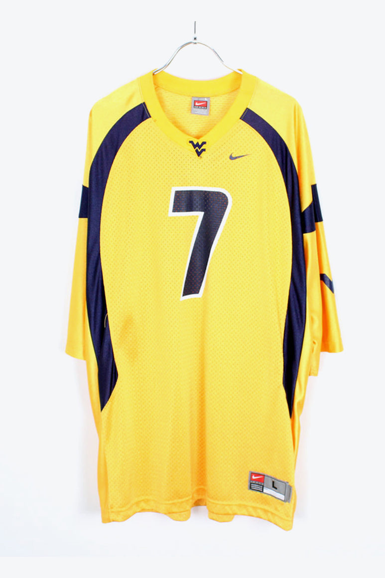 FOOTBALL GAME T-SHIRT / YELLOW [SIZE:L USED]