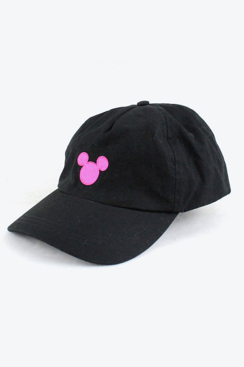 MICKEY LOGO CAP / BLACK [사이즈: O/S USED]