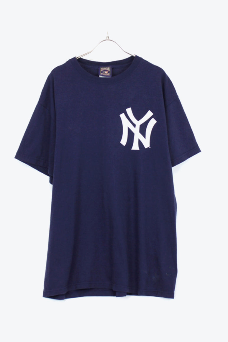 COOPERSTOWN NY YANKEES MATINGLY T-SHIRT / NAVY [SIZE:L USED]