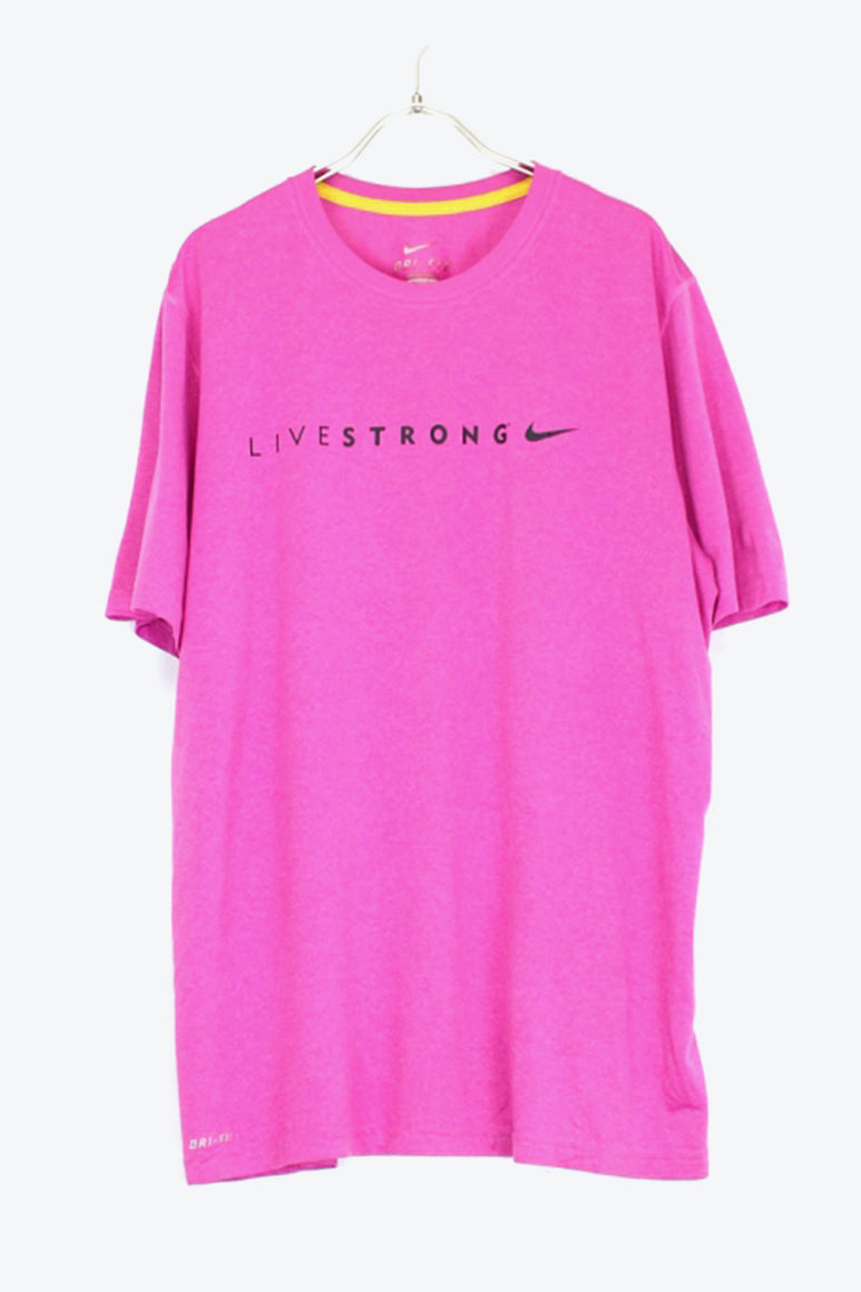 DRY-FIT T-SHIRT / PINK [SIZE:L USED]