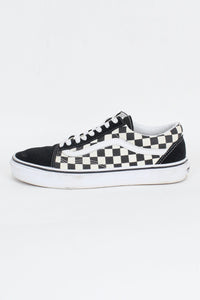 OLD SKOOL CHECKER FLAG USA企画品 / BLACK WHITE [SIZE: US8(26cm) USED]