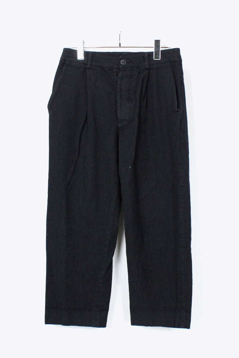 MADE IN USA WOOL PANTS / BLACK [SIZE:XS USED][金沢店]