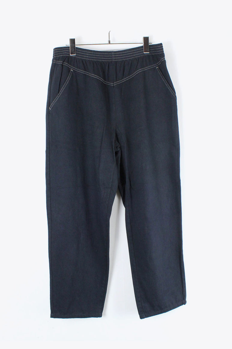 90'S DENIM EASY PANTS / BLACK [SIZE:O/S USED]