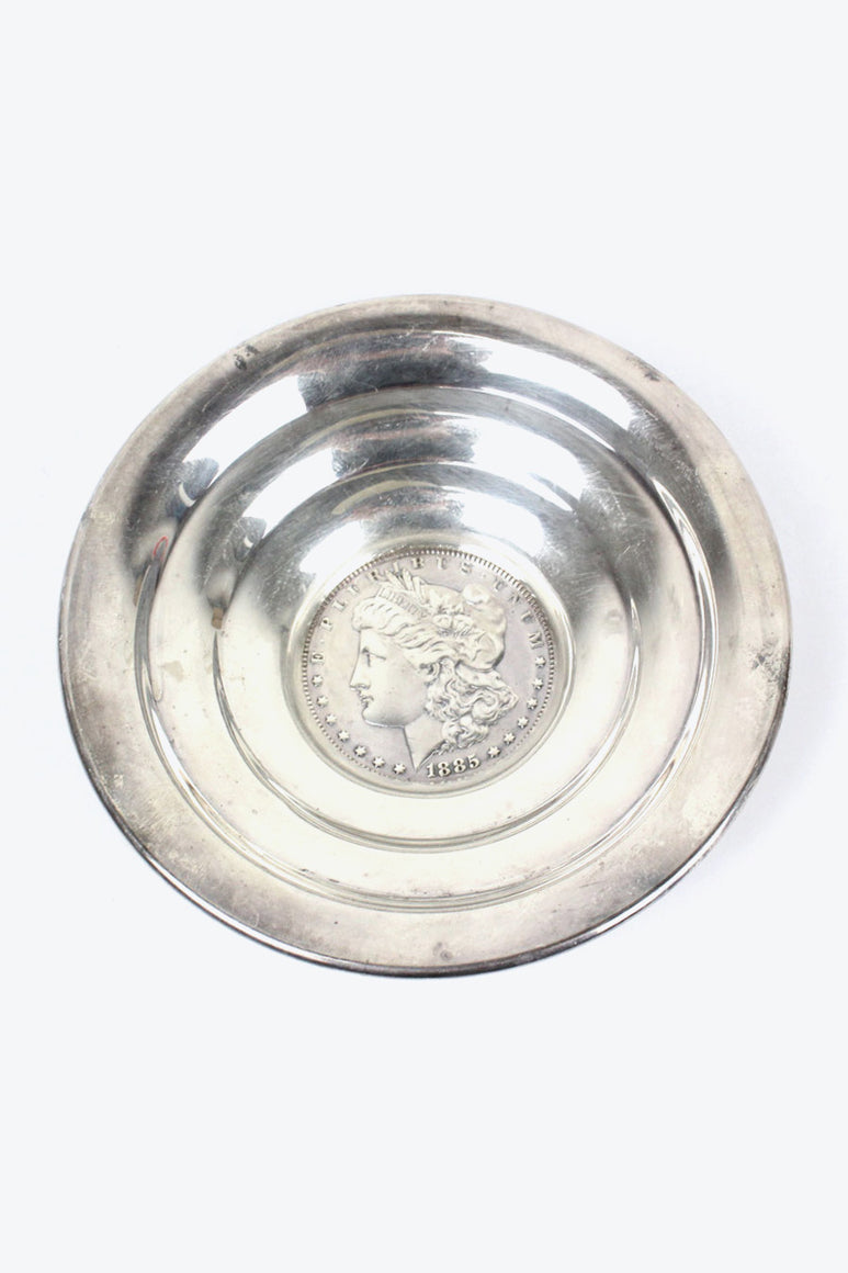 1885'S ONE DOLLER SILVER PLATE [SIZE: ONE SIZE USED]