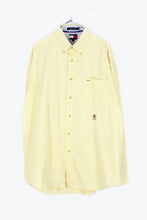 画像をギャラリービューアに読み込む, 90&#39;S L/S BD COTTON TWILL SHIRT / LIGHT YELLOW [SIZE: L USED]
