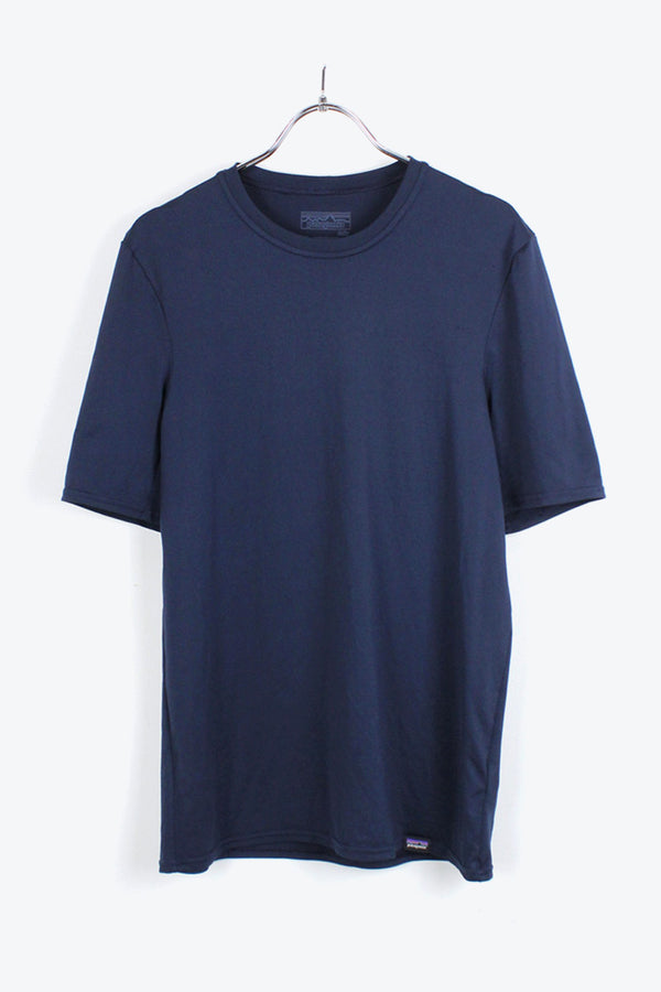16'S CAPILENE BASELAYER DAILY S/S T-SHIRT / NAVY [SIZE:XS USED]