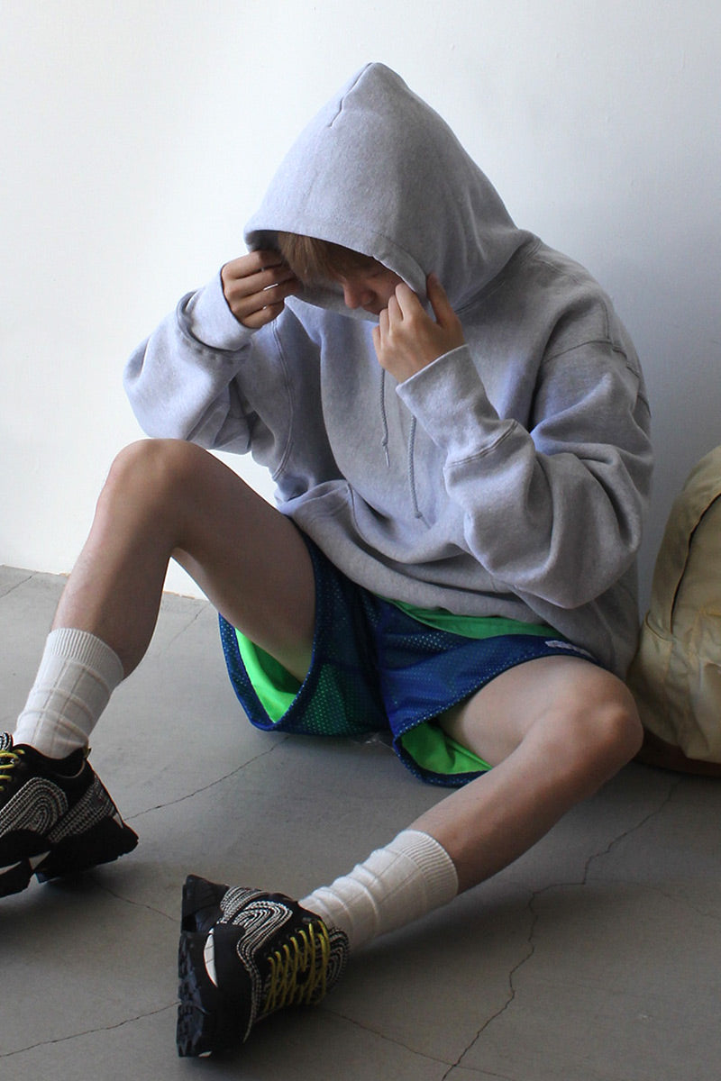 MADE IN USA #232 12OZ CROSS-KNIT PULLOVER HOODED / GREY