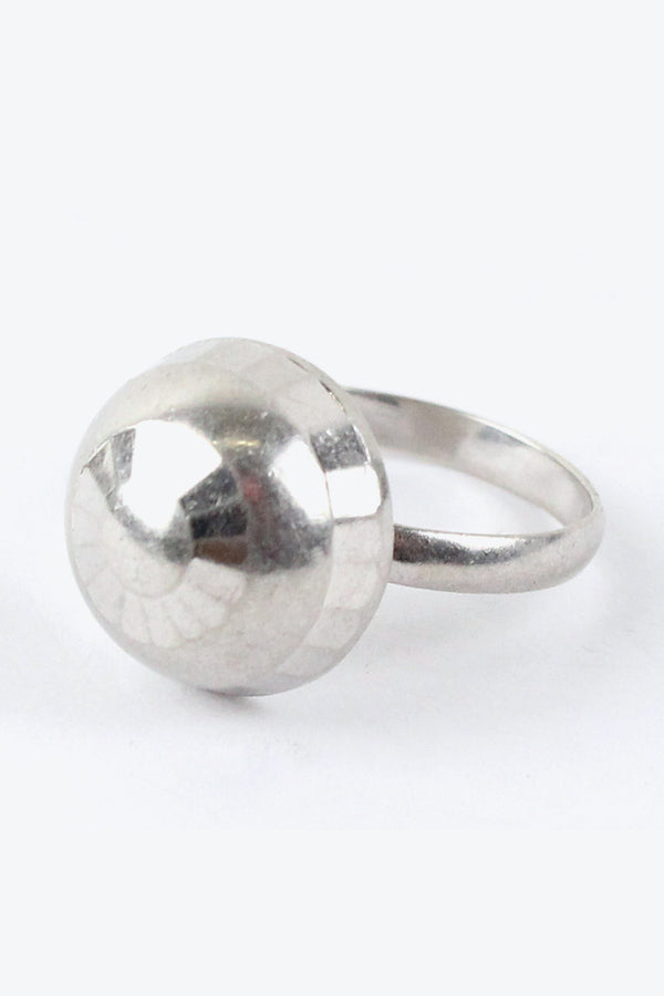 925 SILVER RING/SILVER [SIZE: US 9.5 (approx.) USED]