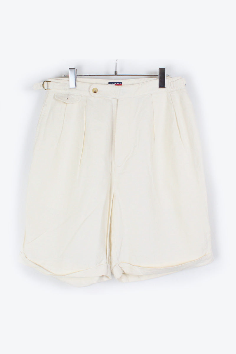 90'S TACK SHORTS / WHITE [SIZE: 32 USED]