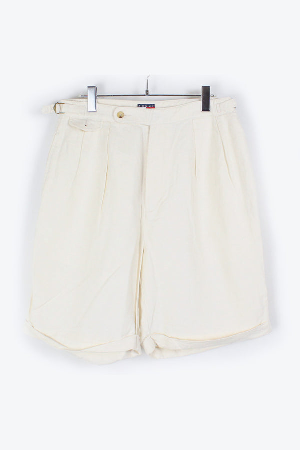 90'S TACK SHORTS / WHITE [SIZE: 32 USED]