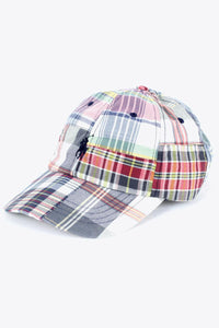 PATCH WORK ONE POINT LOGO CAP / MADRAS CHECK [SIZE: O/S NEW]