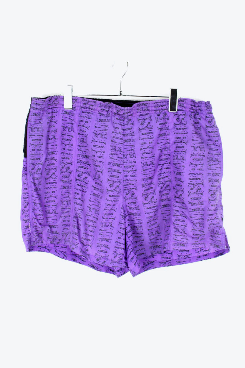 90'S SWIM SHORTS / PURPLE [SIZE: M USED]