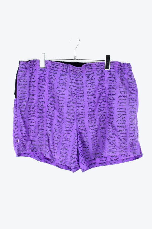 90'S SWIM SHORTS / PURPLE [SIZE: M USED]