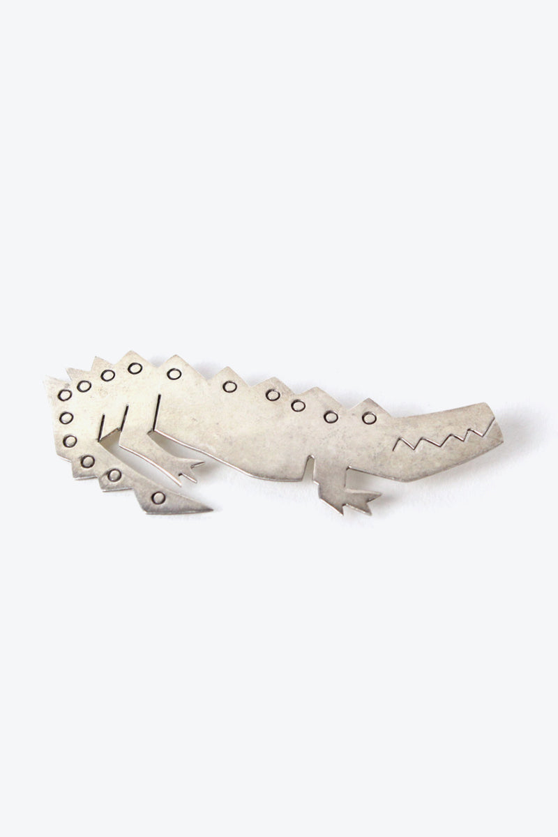 MADE IN MEXICO SILVER PIN BADGE [ONE SIZE: USED]