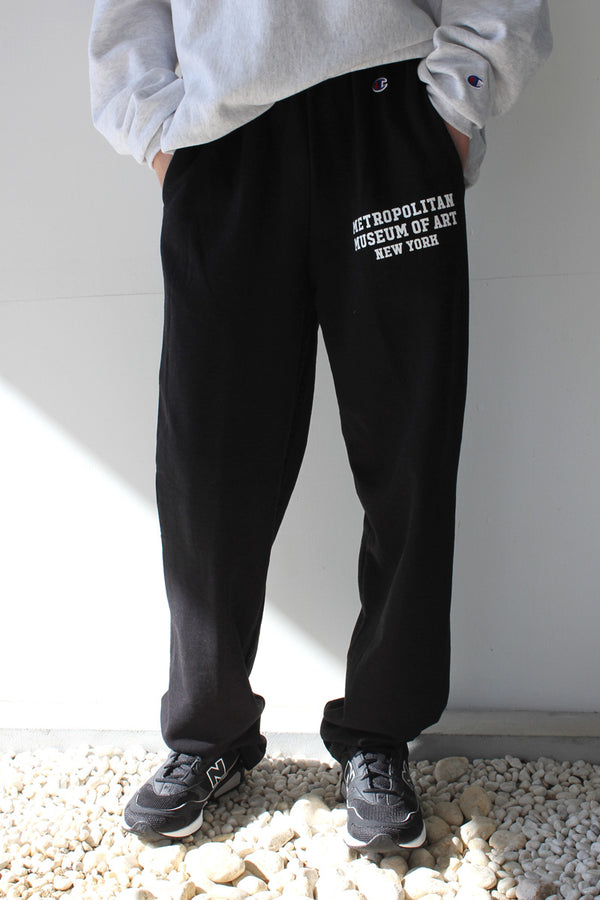 METROPOLITAN MUSEUM OF ART NEW YORK SWEAT PANTS / BLACK [Japan exclusive model][NEW]