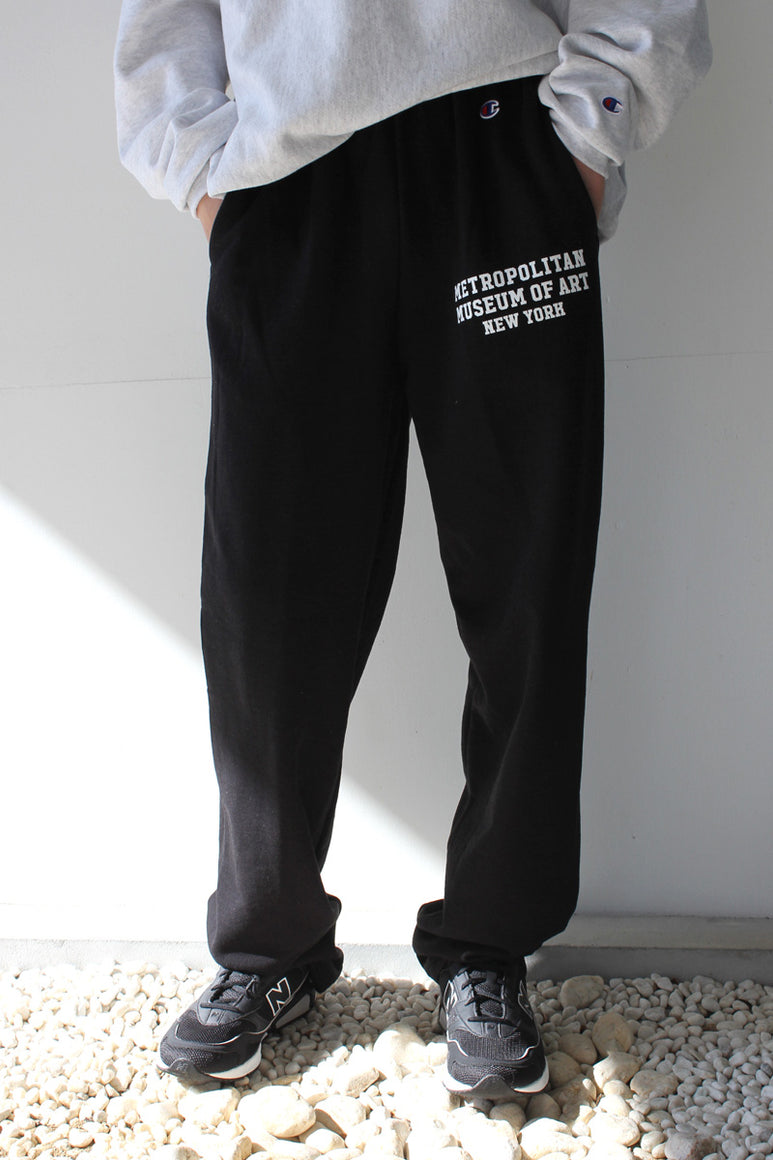 METROPOLITAN MUSEUM OF ART NEW YORK SWEAT PANTS / BLACK [日本未発売モデル][NEW]