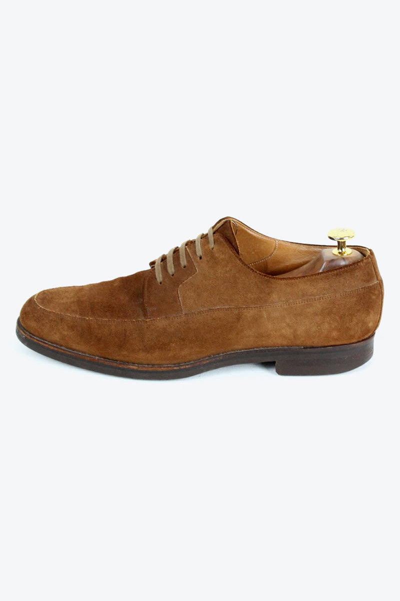 SUEDE U-TIP TOE SHOES / BROWN [SIZE: US9.5D(27.5cm相当) USED]