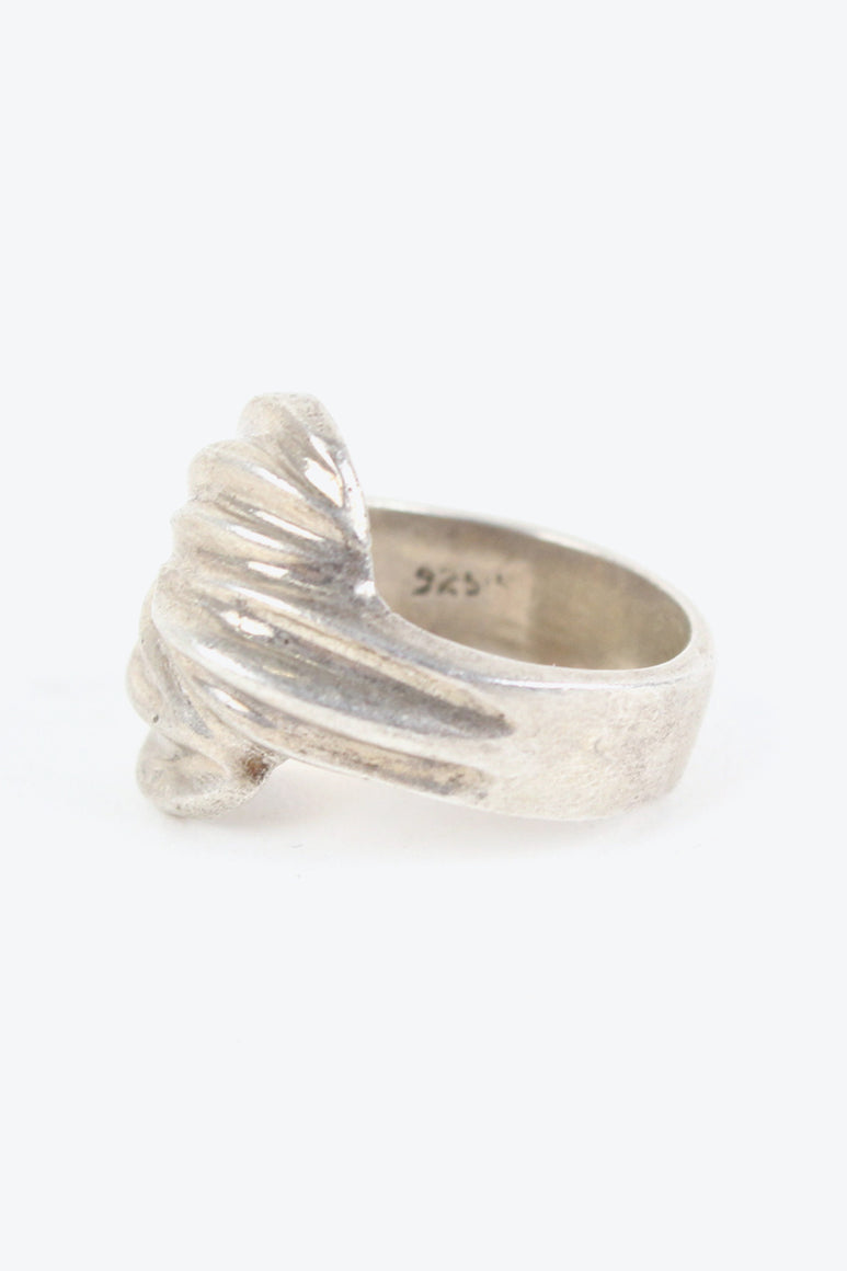 925 SILVER RING【SIZE: 13号相当 USED】