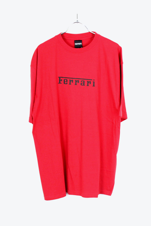 PRINT T-SHIRT / RED [SIZE:L USED]