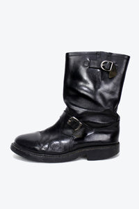 60'S ENGINEER BOOTS / BALCK [SIZE: US7(25cm) USED]