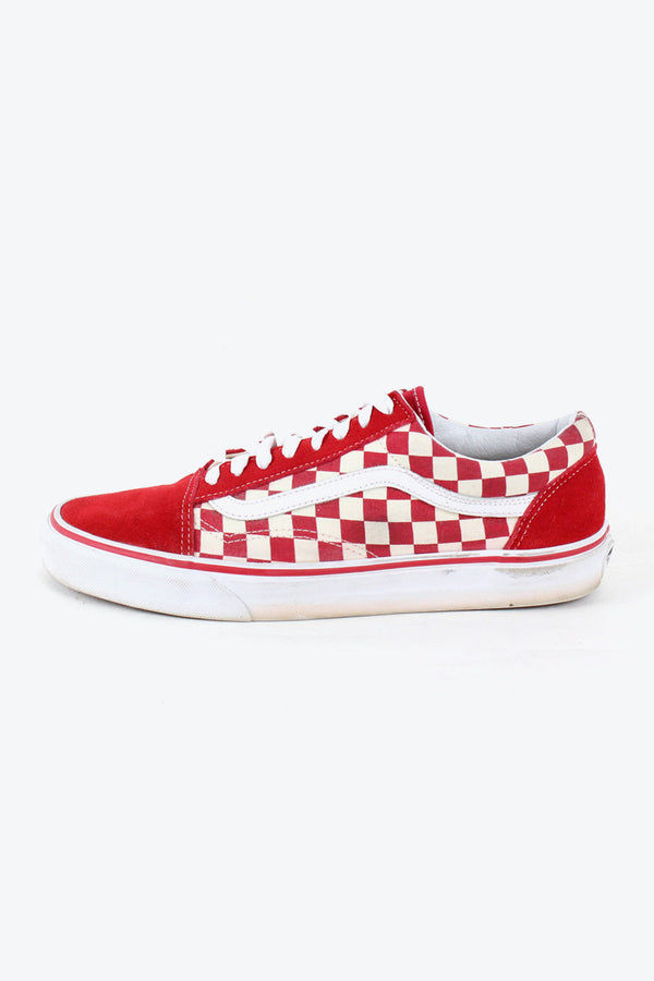 OLD SKOOL USA企画品 / WHITE RED [SIZE: US10(28cm) USED]