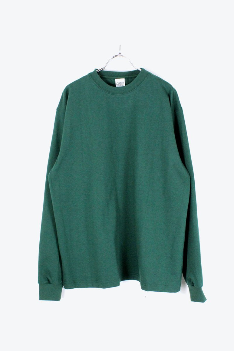 MADE IN USA #305 8OZ MAX WEIGHT L/S T-SHIRT / GREEN