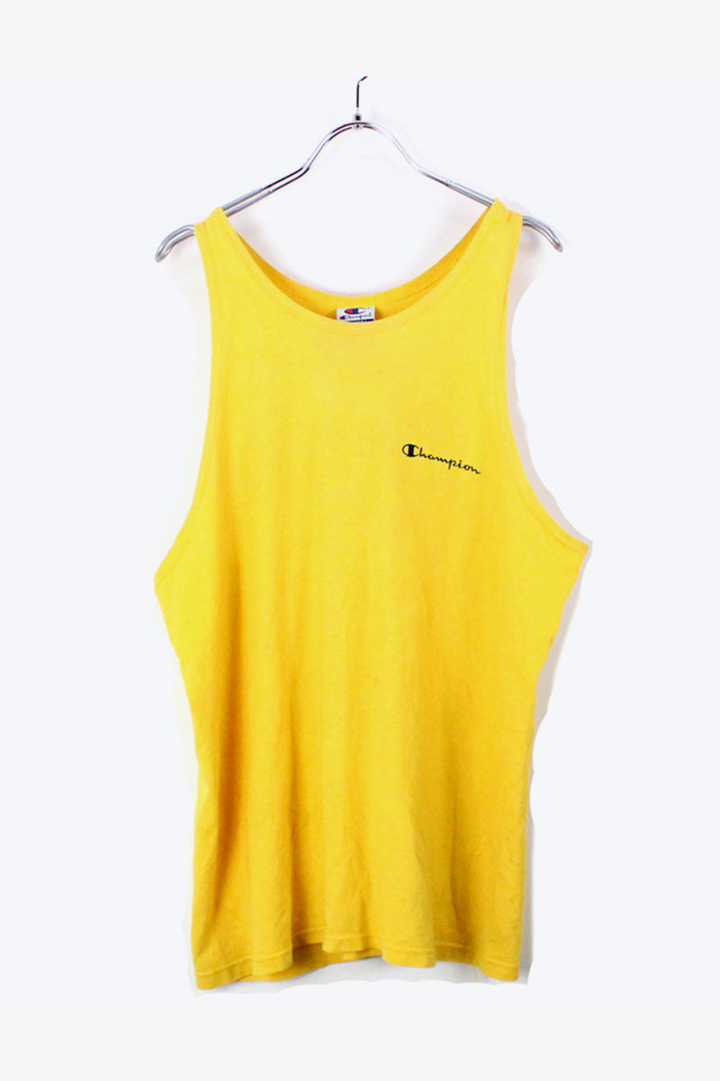 90'S TANK TOP / YELLOW [SIZE:M USED]