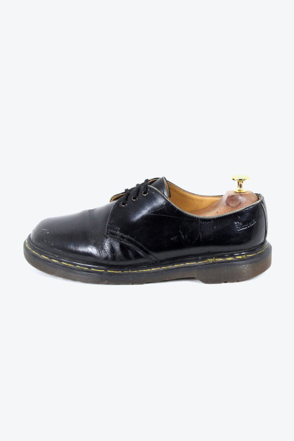MADE IN ENGLAND 90'S 3HOLE SHOES / BLACK [SIZE: US8.5(26.5cm) USED]