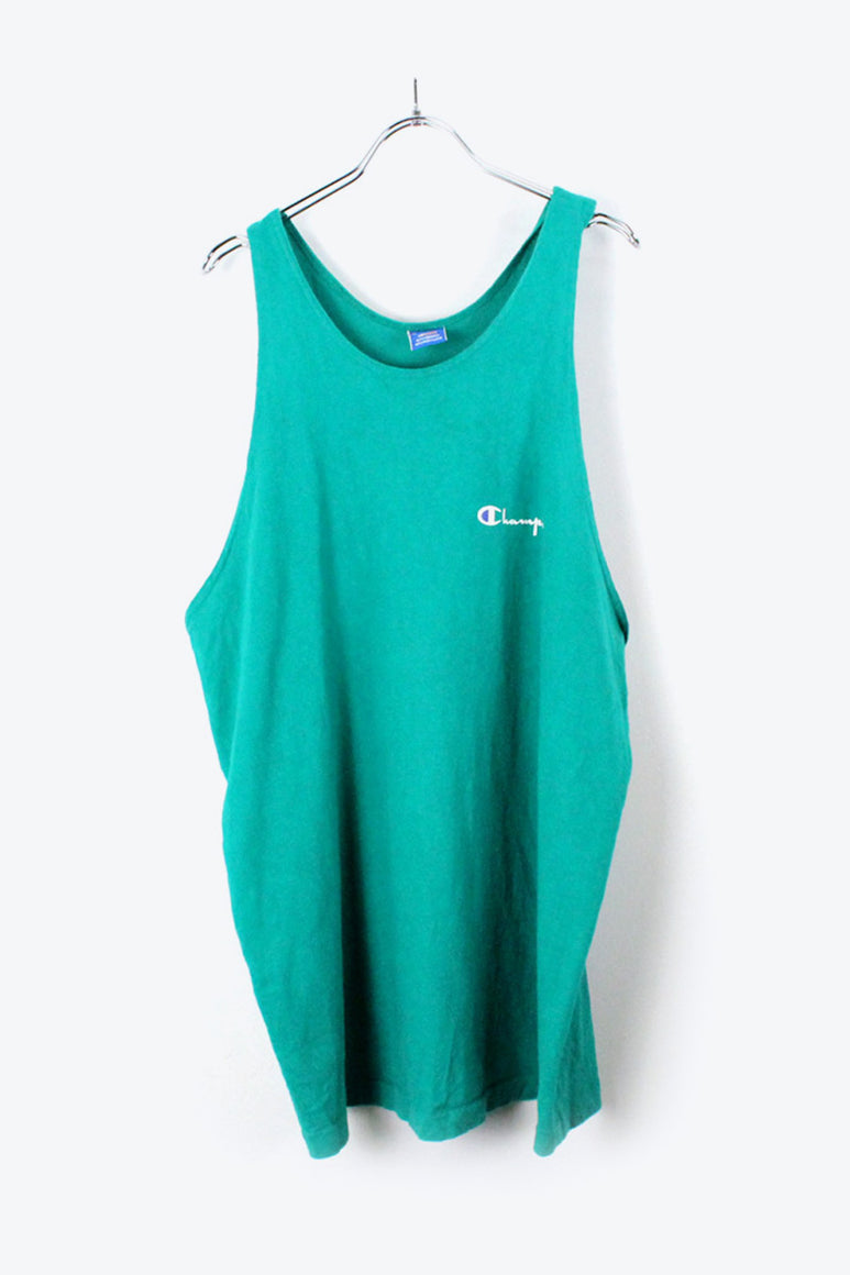 90'S TANK TOP / GREEN [SIZE:XL USED]