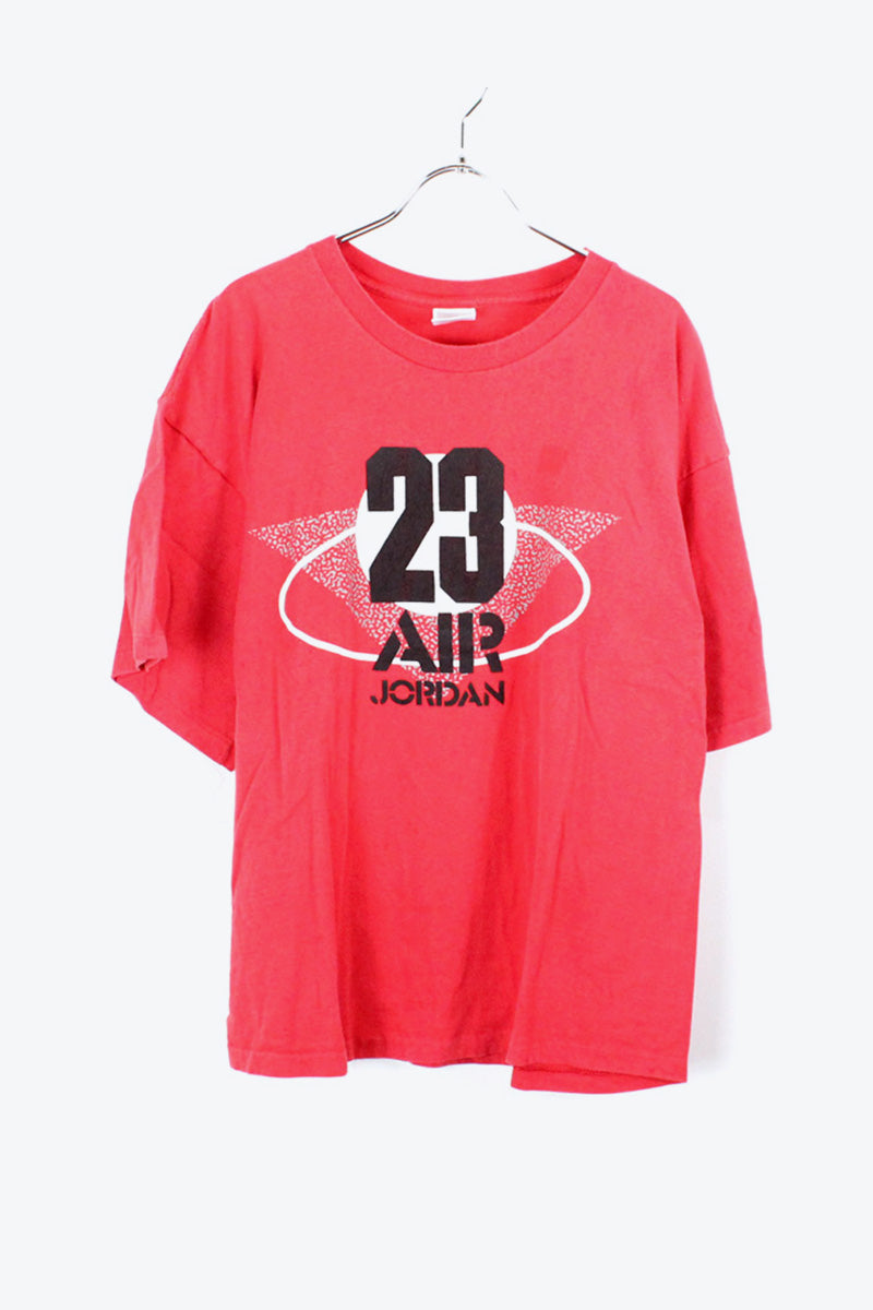 MADE IN USA 90'S S/S AIR JORDAN / RED [SIZE:L USED]