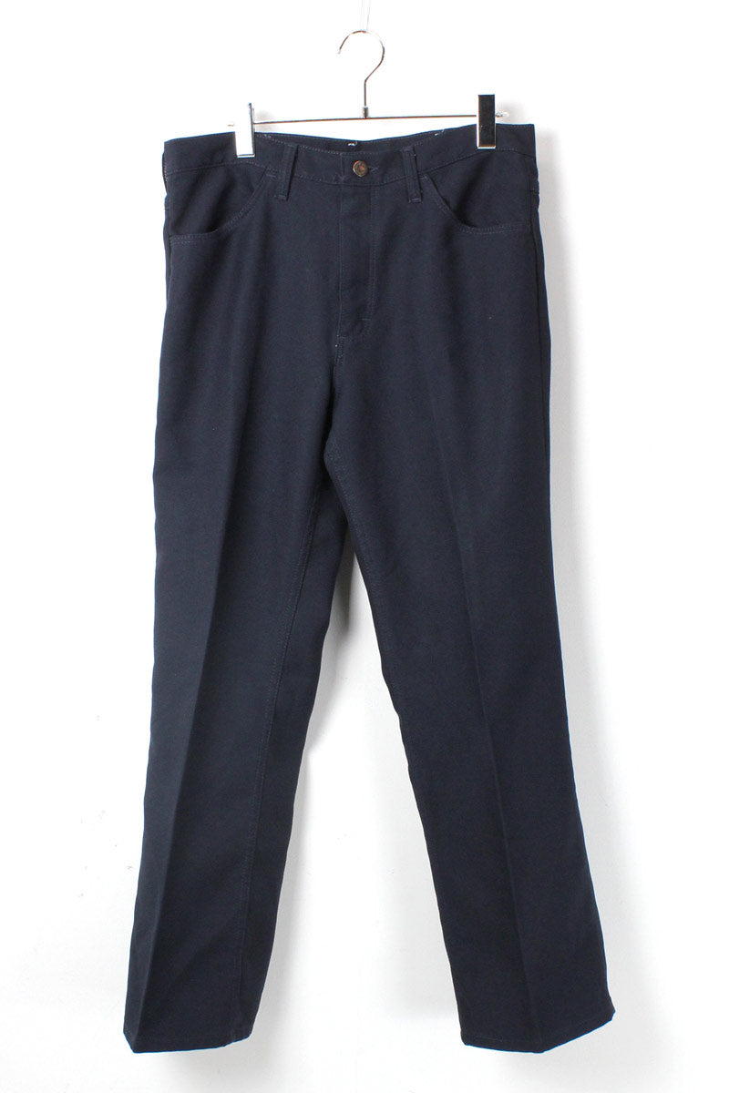 MADE IN MEXICO WRANCHER STA-PREST PANTS / NAVY【SIZE:W34L32 USED】