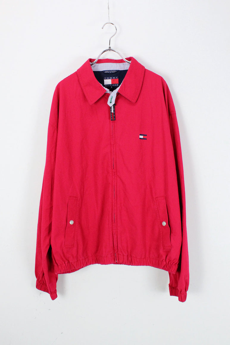 90'S COTTON SWING TOP / RED [SIZE: L USED]