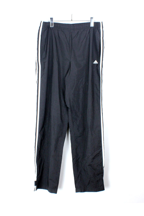 90'S THREE LINE NYLON PANTS / BALCK【SIZE:L USED】