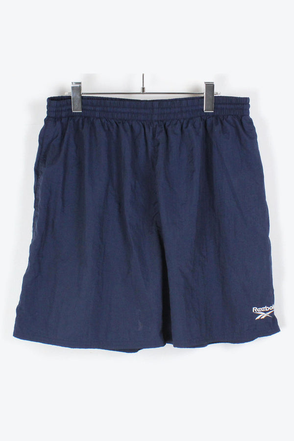 90'S SWIM SHORTS / NAVY [SIZE: XL USED]