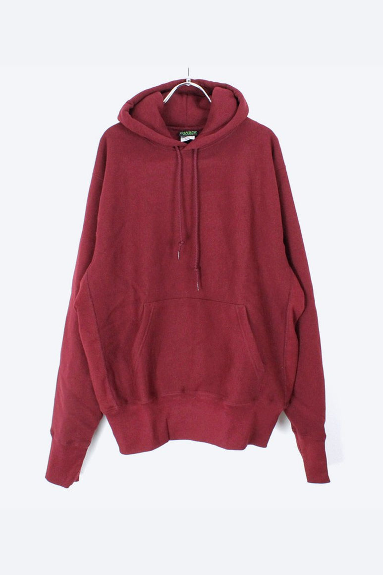 MADE IN USA #232 12OZ CROSS-KNIT PULLOVER HOODED / BURGUNDY