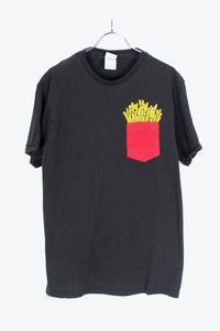 MCDONALD'S POCKET T-SHIRT / BLACK [SIZE:M USED]